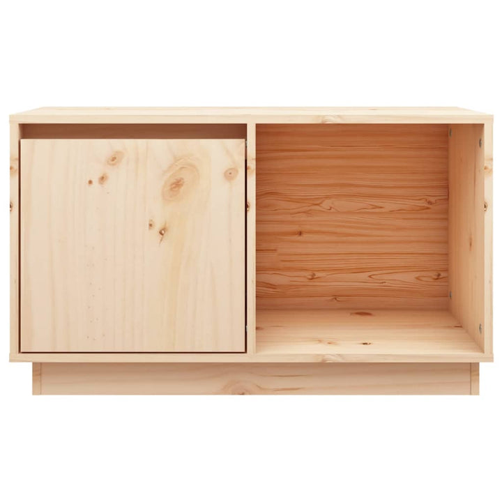 Tv-Schrank 74X35X44 Cm Massivholz Kiefer