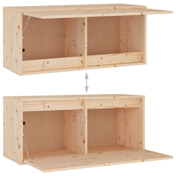 5-Teiliges Tv-Schrank-Set Massivholz Kiefer