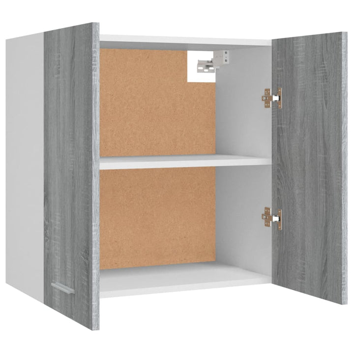 Hängeschrank 60X31X60 Cm Holzwerkstoff Grau Sonoma