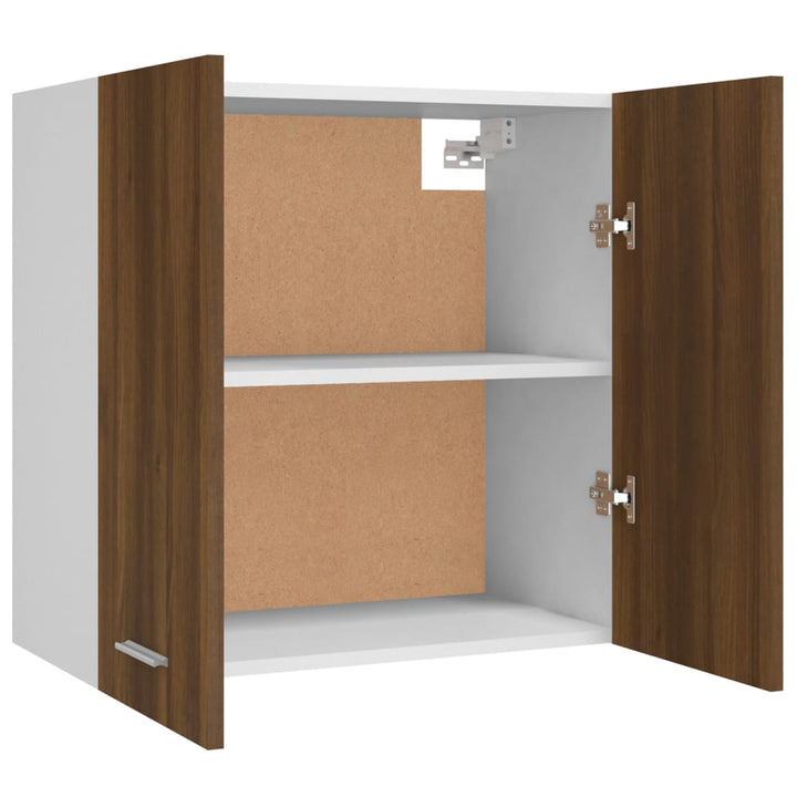 Hängeschrank Braun Eichen-Optik 60X31X60 Cm Holzwerkstoff Braune Eiche