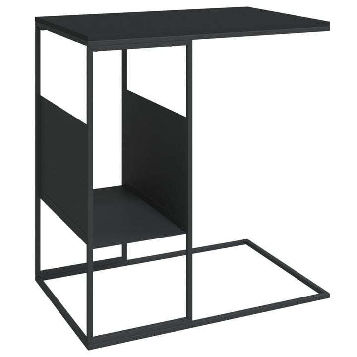 Beistelltisch 55X36X59,5 Cm Holzwerkstoff Schwarz