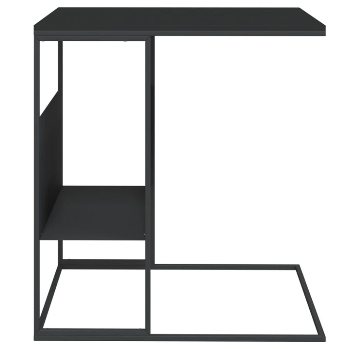 Beistelltisch 55X36X59,5 Cm Holzwerkstoff Schwarz