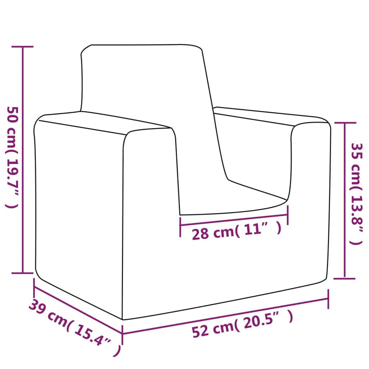 Kindersofa Weich Plüsch