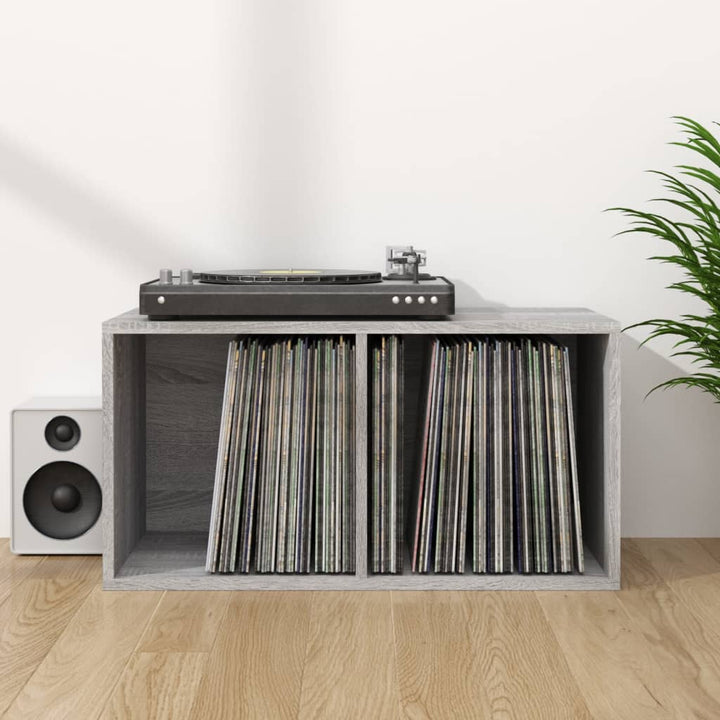 Schallplatten-Aufbewahrungsbox 71X34X36 Cm Holzwerkstoff