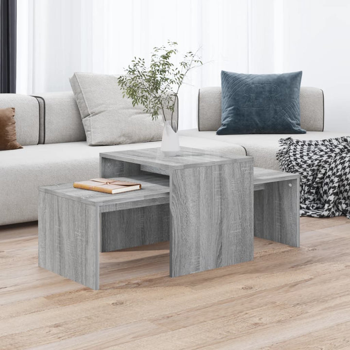 Couchtisch-Set 100X48X40 Cm Holzwerkstoff