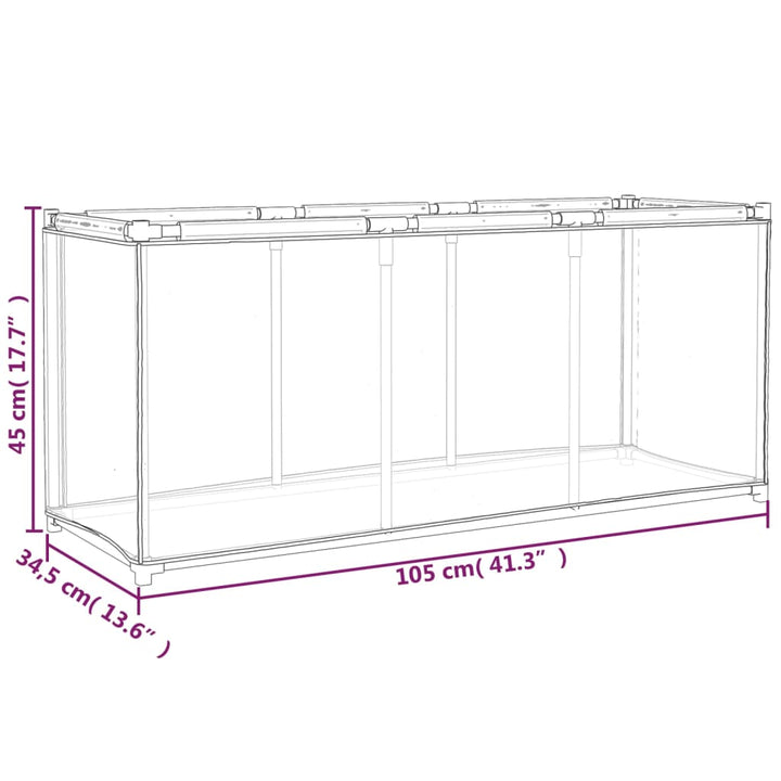 Aufbewahrungsbox 105X34,5X45 Cm Stoff