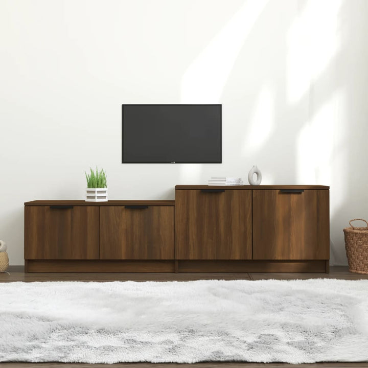 Tv-Schrank Braun Eichen-Optik 158,5X36X45 Cm Holzwerkstoff