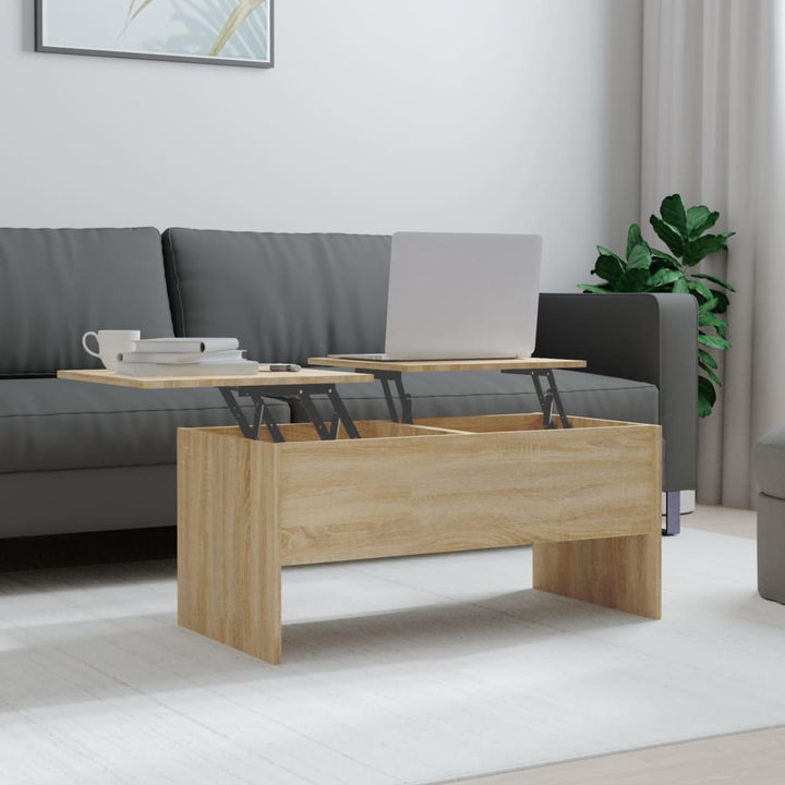 Couchtisch 102X50,5X46,5 Cm Holzwerkstoff