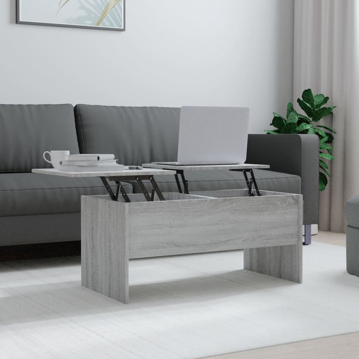 Couchtisch 102X50,5X46,5 Cm Holzwerkstoff