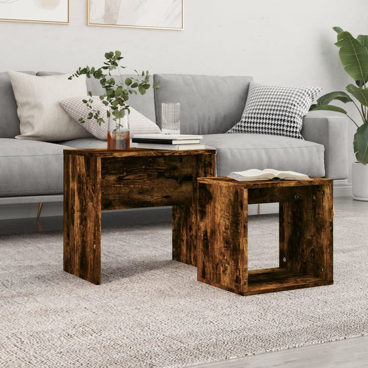 Couchtisch-Set 48X30X45 Cm Holzwerkstoff