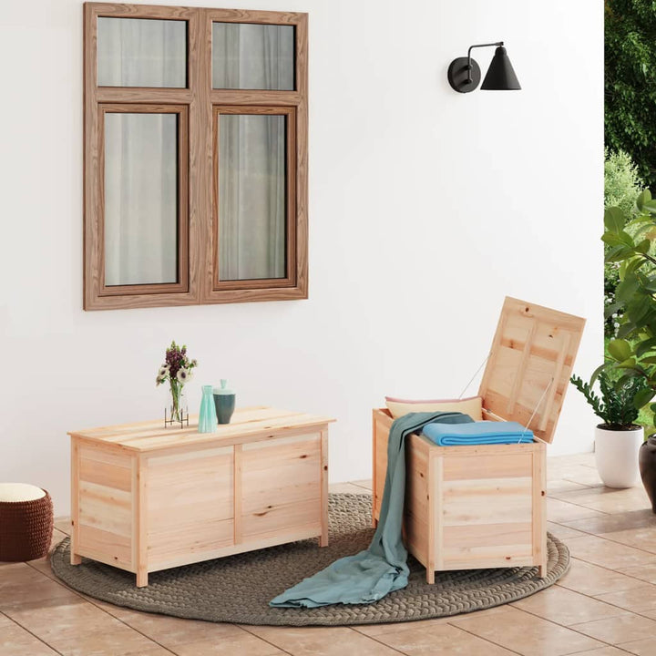 Outdoor-Kissenbox Massivholz Tanne