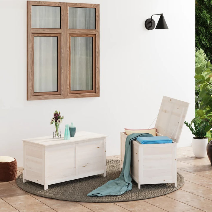 Outdoor-Kissenbox Massivholz Tanne