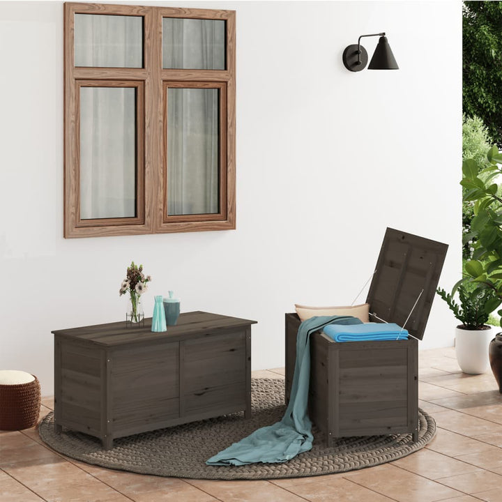 Outdoor-Kissenbox Massivholz Tanne