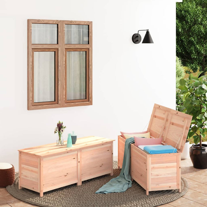 Outdoor-Kissenbox Massivholz Tanne