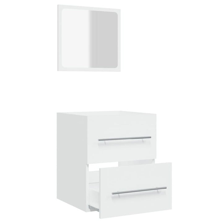 Badschrank Mit Spiegel 41X38,5X48 Cm