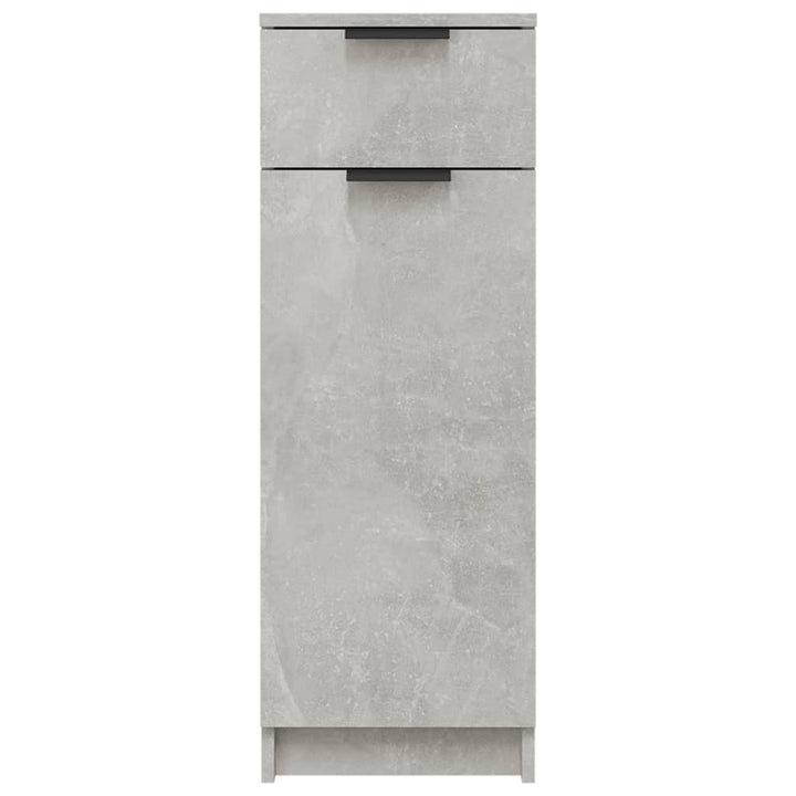 Badschrank Betongrau 32X34X90 Cm Holzwerkstoff