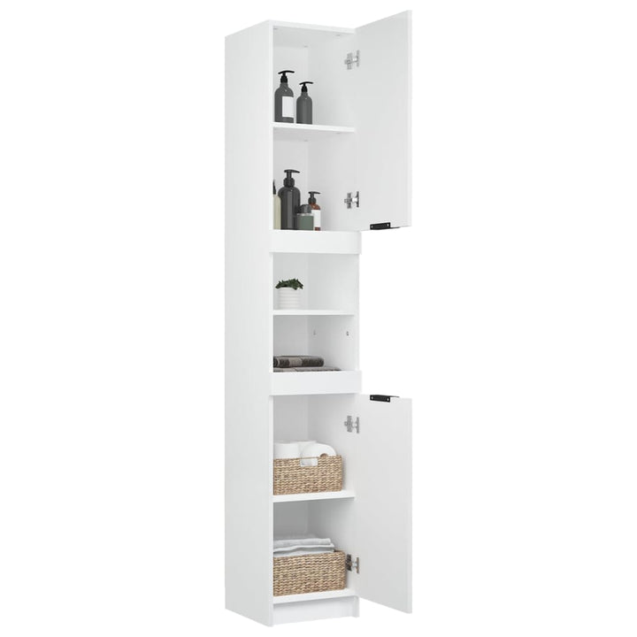 Badschrank 32X34X188,5 Cm Holzwerkstoff