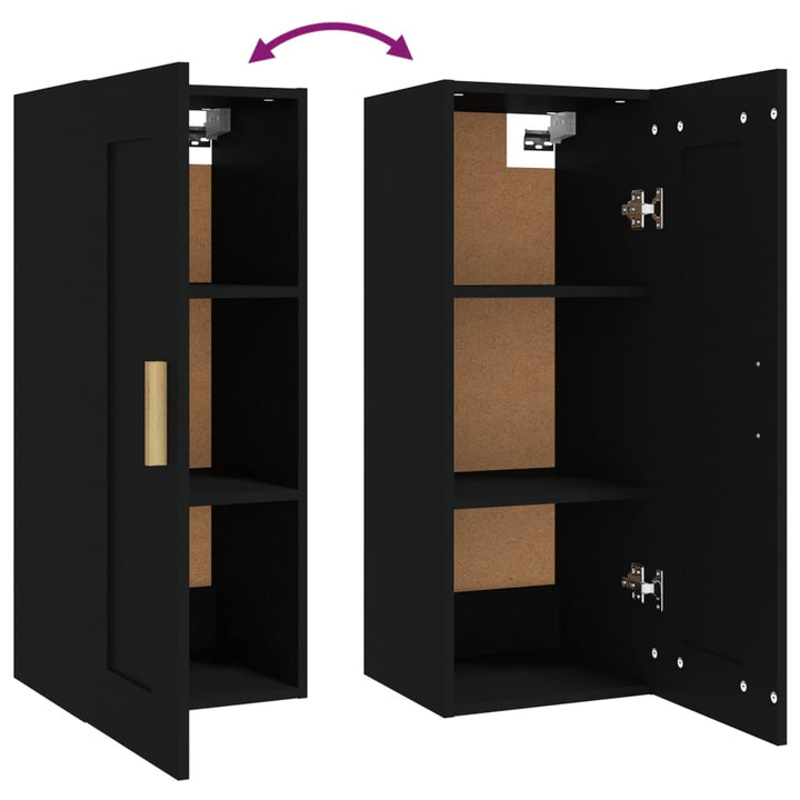 Wandschrank 35X34X90 Cm Holzwerkstoff