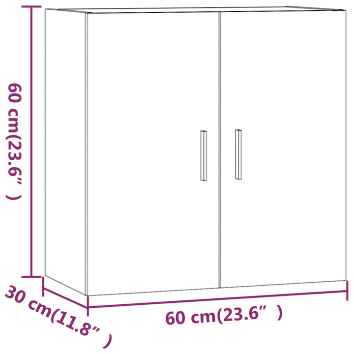 Wandschrank 60X30X60 Cm Holzwerkstoff