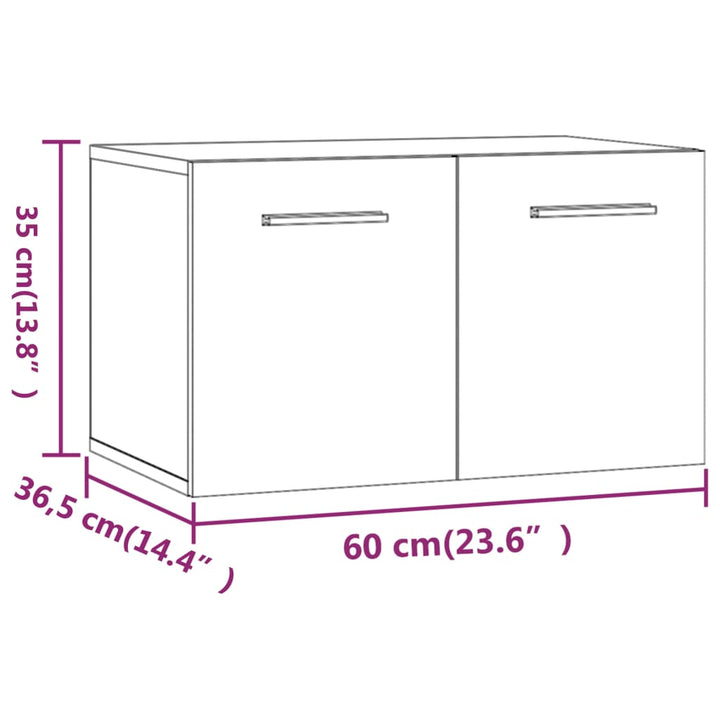 Wandschrank 60X36,5X35 Cm Holzwerkstoff