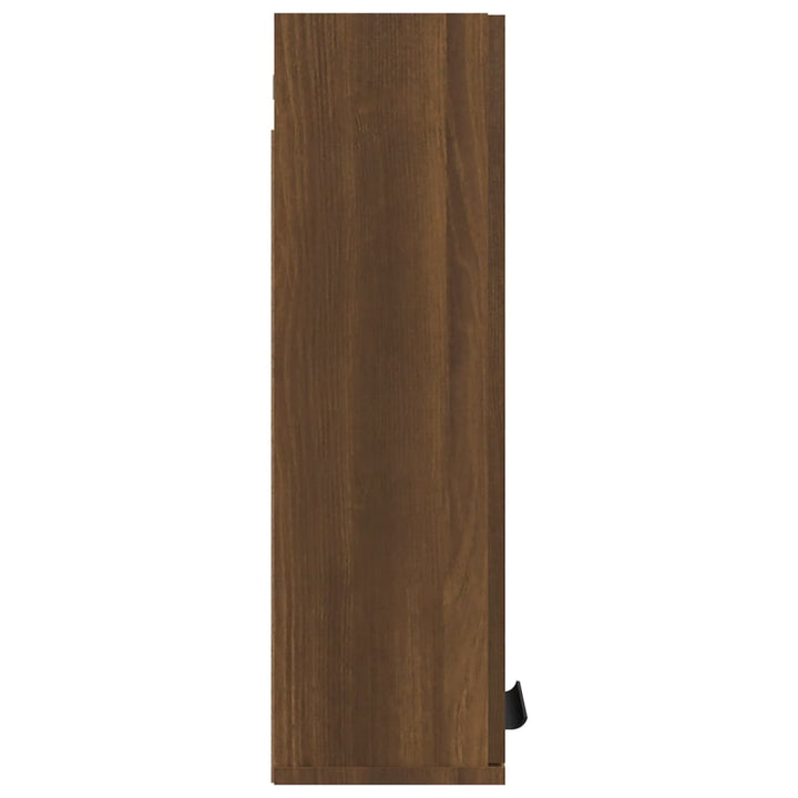 Wand-Badschrank Braun Eichen-Optik 32X20X67 Cm