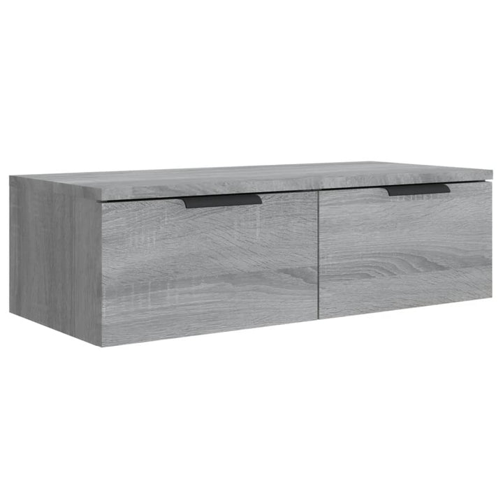 Wandschrank Grau Sonoma 68X30X20 Cm Holzwerkstoff