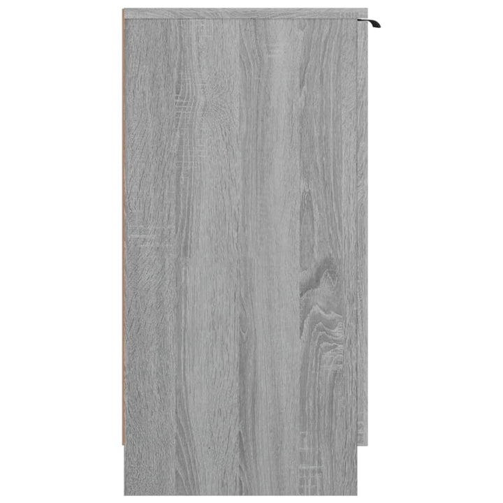 Schuhschrank Grau Sonoma 59X35X70 Cm Holzwerkstoff