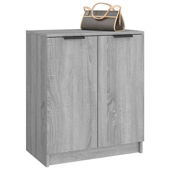 Schuhschrank Grau Sonoma 59X35X70 Cm Holzwerkstoff