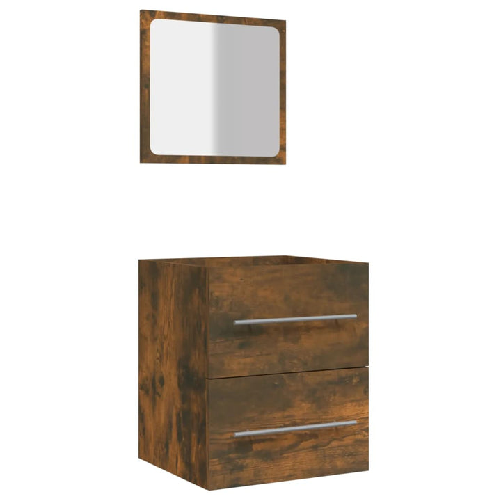 Badschrank Mit Spiegel 41X38,5X48 Cm