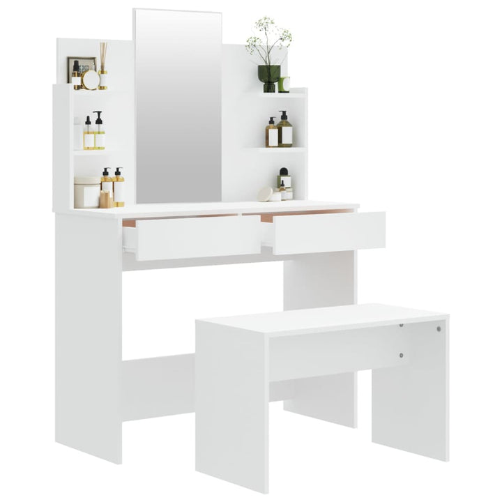 Schminktisch-Set 96X40X142 Cm