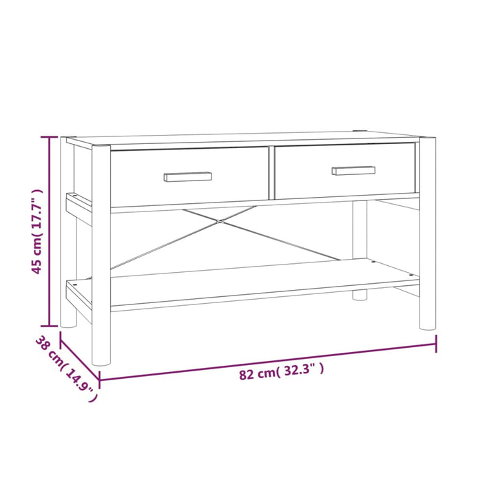 Tv-Schrank 82X38X45 Cm Holzwerkstoff