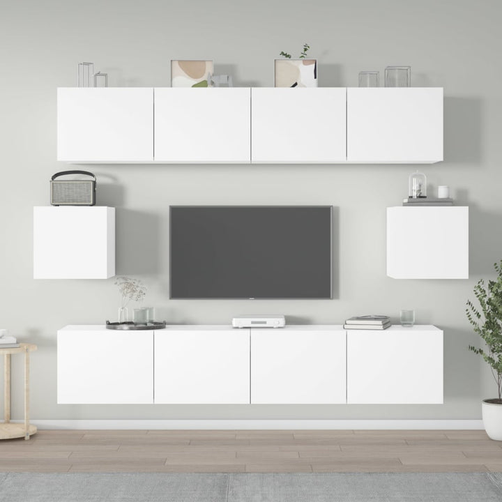 6-Tlg. Tv-Schrank-Set Holzwerkstoff