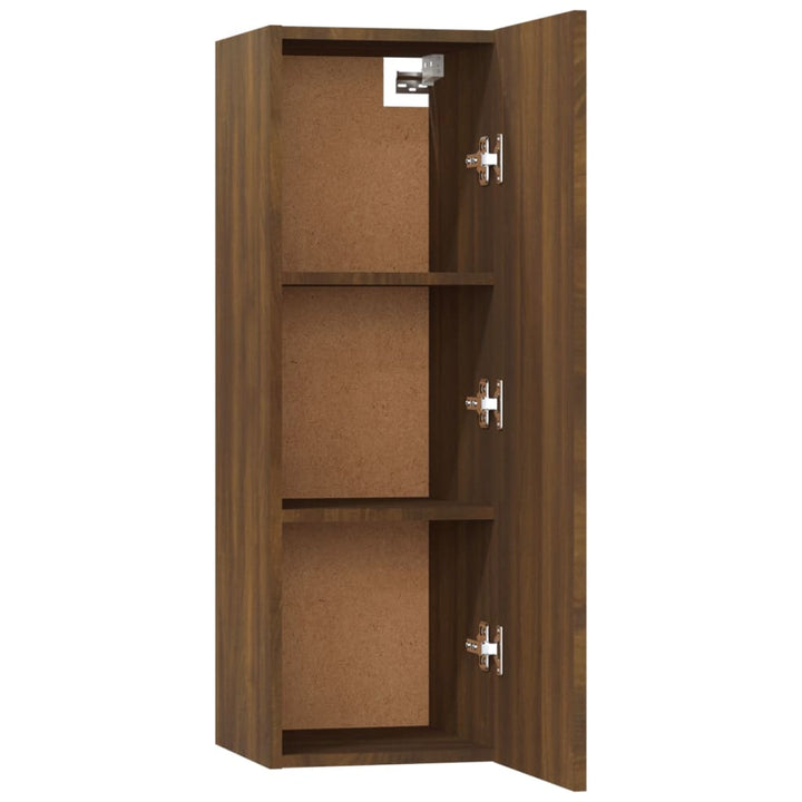 5-Tlg. Tv-Schrank-Set Braun Eichen-Optik Holzwerkstoff