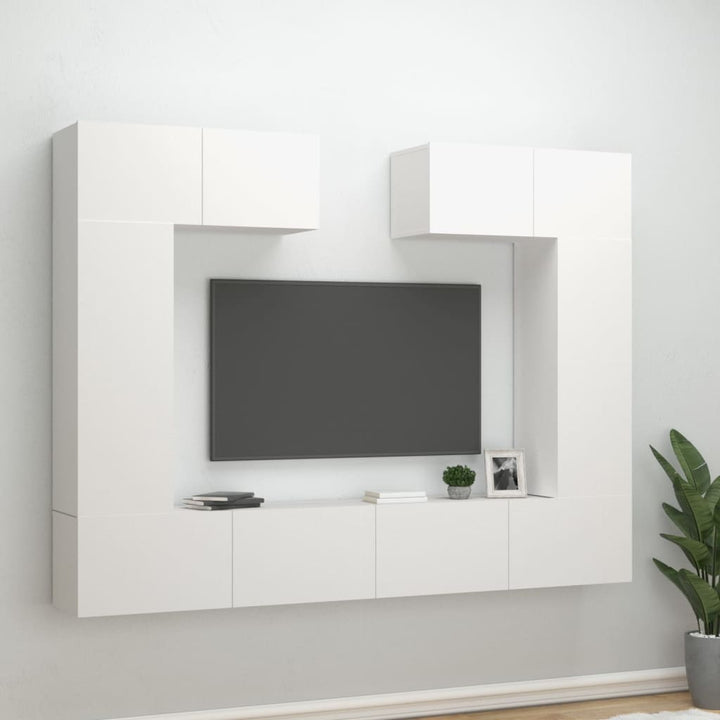 6-Tlg. Tv-Schrank-Set Holzwerkstoff