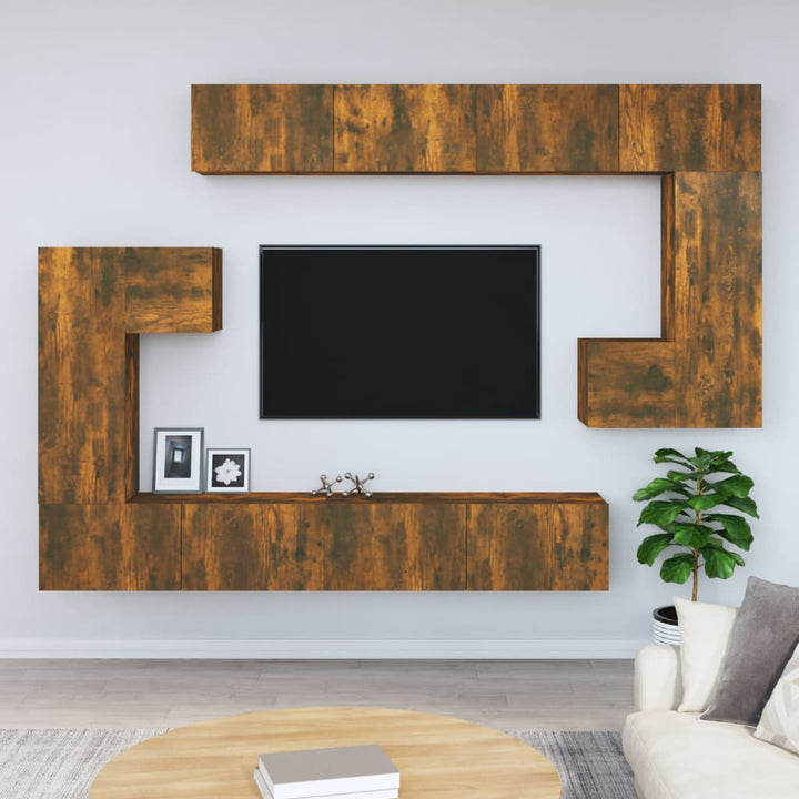 Tv-Wandschrank Sonoma-Eiche Holzwerkstoff