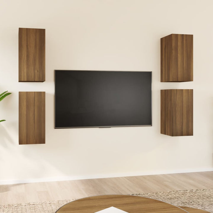 Tv-Schränke 4 Stk. 30,5X30X Holzwerkstoff