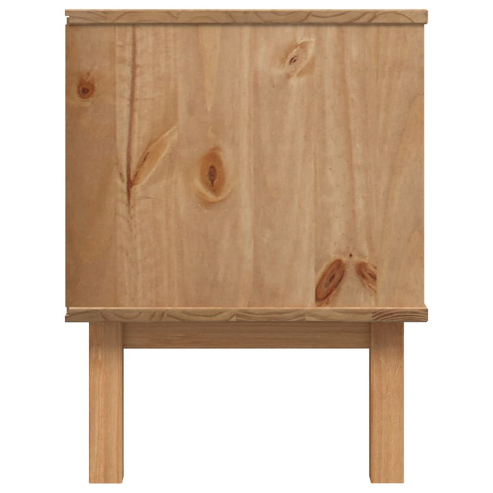 Tv-Schrank Otta 113,5X43X57 Cm Massivholz Kiefer