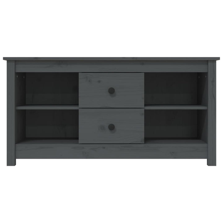 Tv-Schrank 103X36,5X52 Cm Massivholz Kiefer