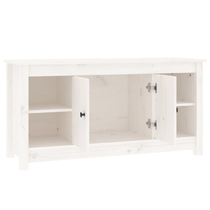 Tv-Schrank 103X36,5X52 Cm Massivholz Kiefer