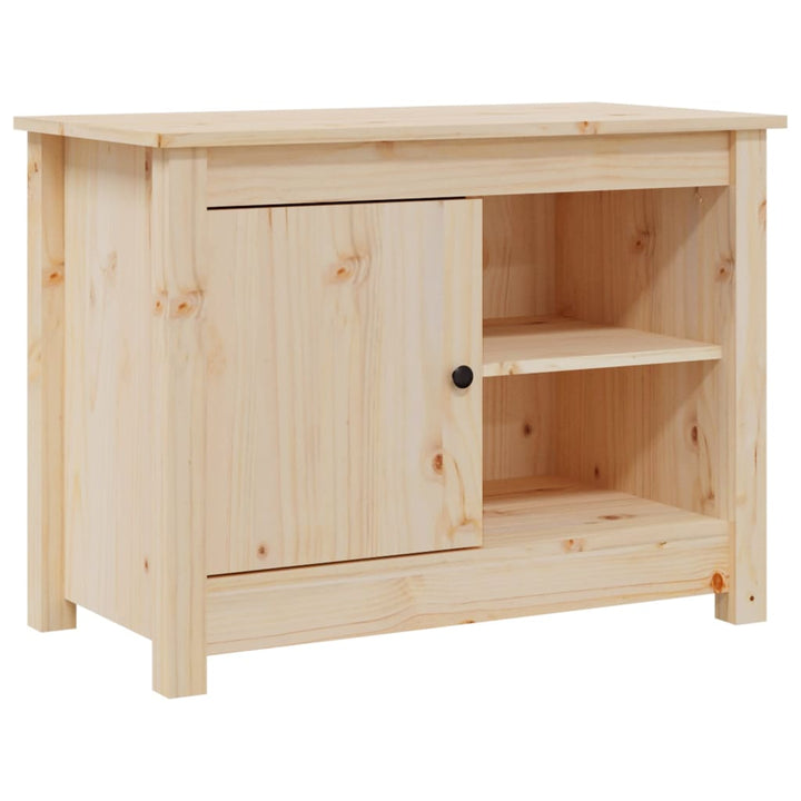 Tv-Schrank 70X36,5X52 Cm Massivholz Kiefer