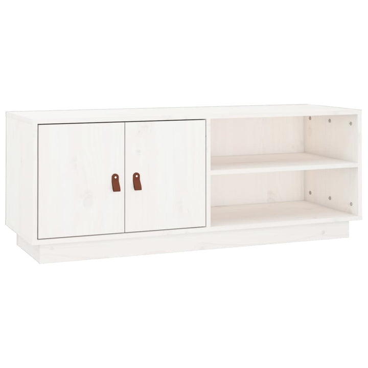 Tv-Schrank 105X34X40 Cm Massivholz Kiefer