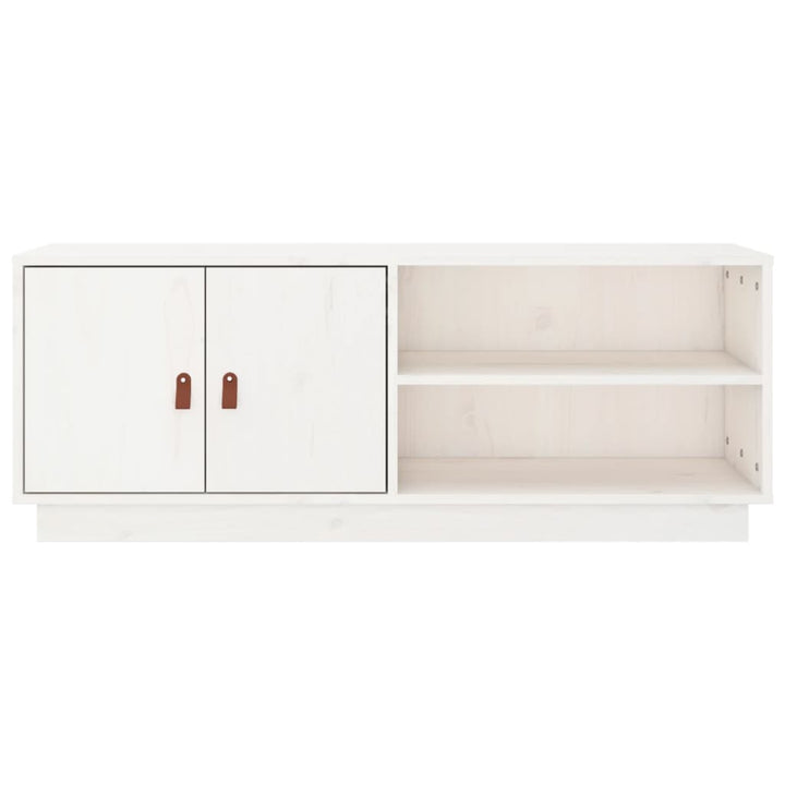 Tv-Schrank 105X34X40 Cm Massivholz Kiefer