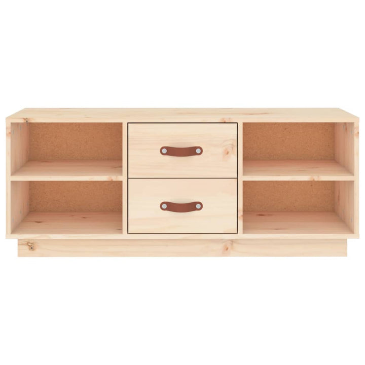 Tv-Schrank 100X34X40 Cm Massivholz Kiefer