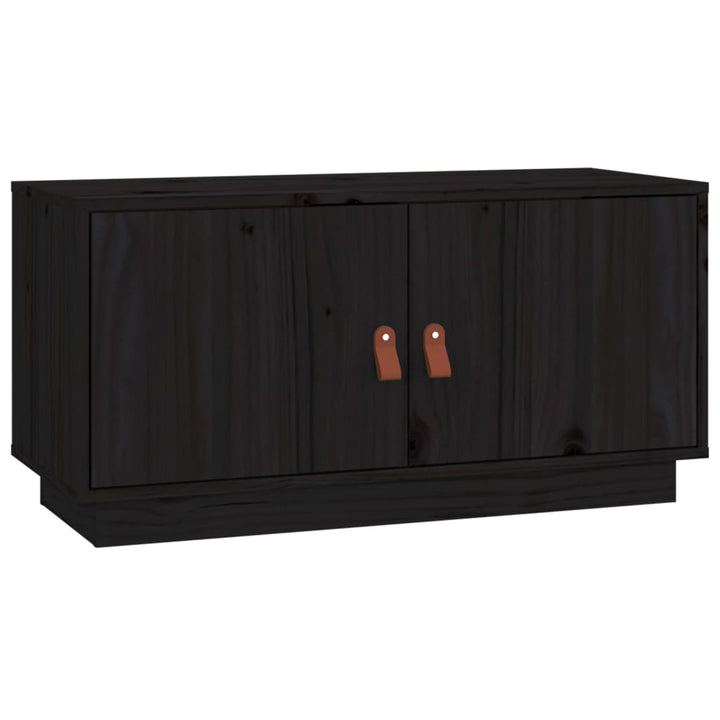 Tv-Schrank 80X34X40 Cm Massivholz Kiefer