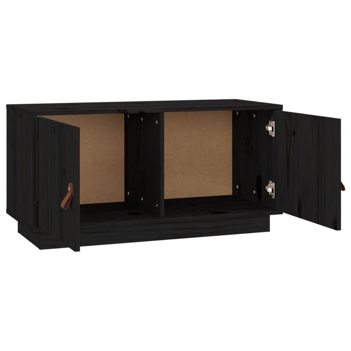 Tv-Schrank 80X34X40 Cm Massivholz Kiefer