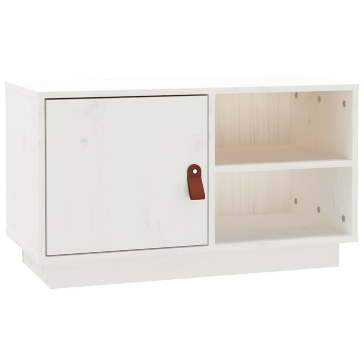 Tv-Schrank 70X34X40 Cm Massivholz Kiefer