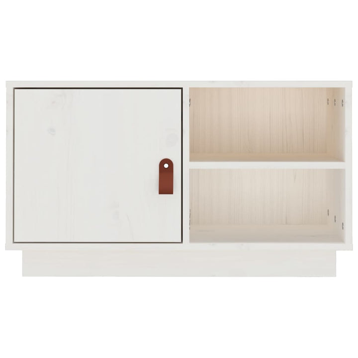 Tv-Schrank 70X34X40 Cm Massivholz Kiefer