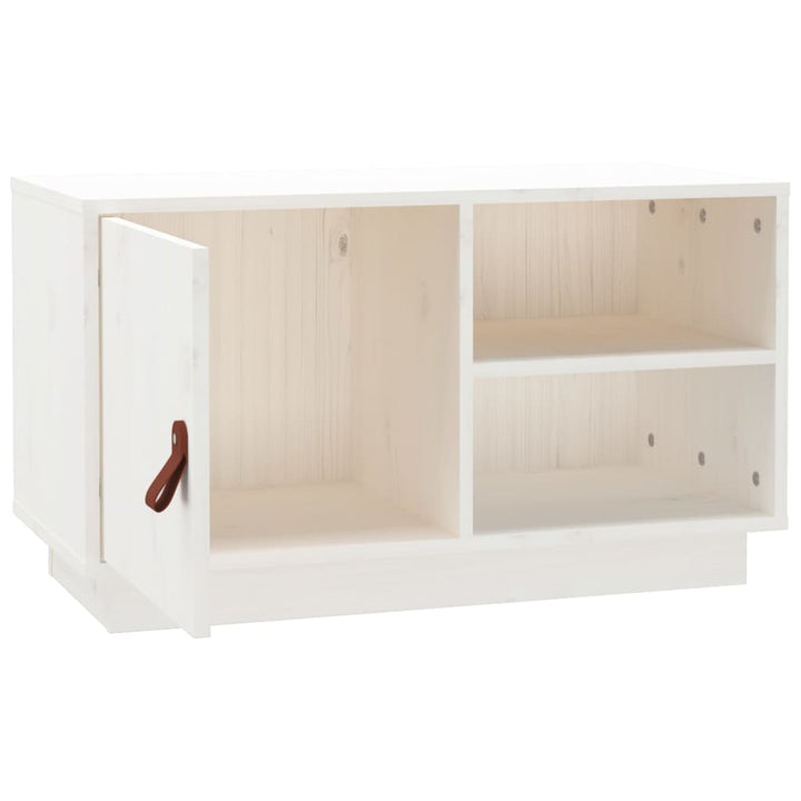 Tv-Schrank 70X34X40 Cm Massivholz Kiefer