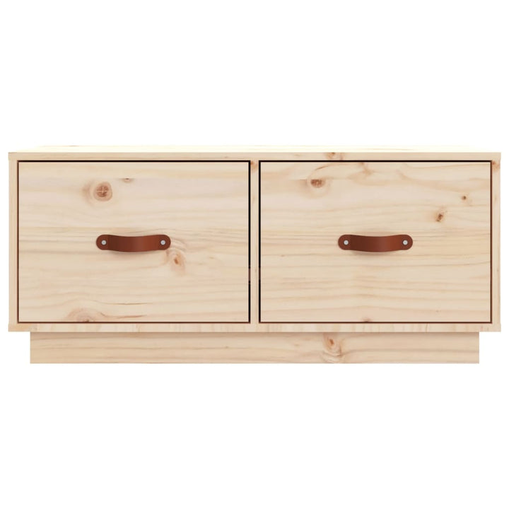 Tv-Schrank 80X34X35 Cm Massivholz Kiefer