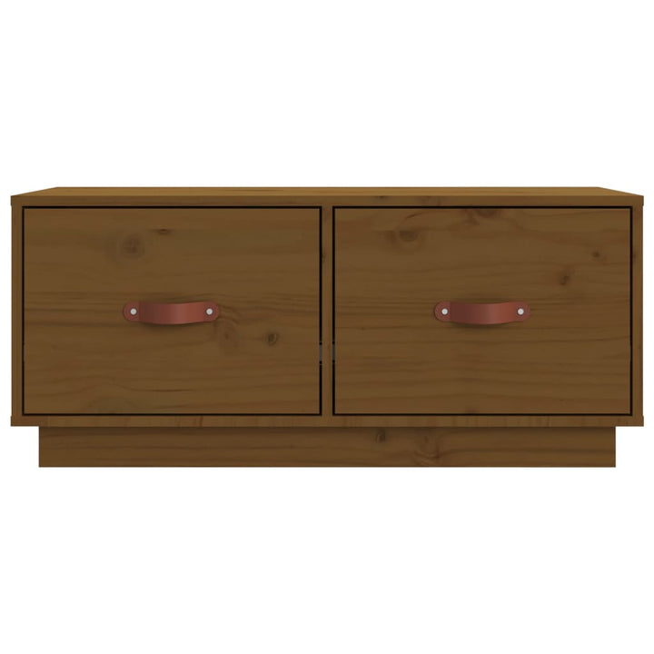 Tv-Schrank 80X34X35 Cm Massivholz Kiefer